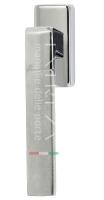 Ручка оконная Extreza Hi-Tech "FIORE" (Фьоре) 110 HW матовый хром / хром