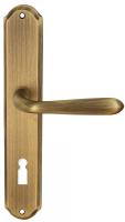 Дверная ручка Extreza "ALDO" (Альдо) 331 на планке PL01 KEY матовая бронза F03