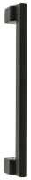 Дверная ручка скоба Extreza Hi-Tech "ROKSI" (Рокси) (230 /200) черный матовый