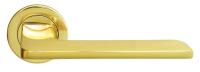 Дверная ручка на розетке Morelli Luxury "Rock"  золото