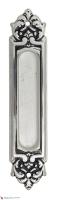 Ручка для раздвижной двери Venezia U122 DECOR (1шт.) натуральное серебро + черный