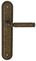 Дверная ручка Extreza "BENITO" (Бенито) 307 на планке PL05 античная бронза F23