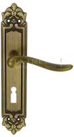 Дверная ручка Extreza "TOLEDO" (Толедо) 323 на планке PL02 KEY матовая бронза F03