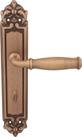 Дверная ручка на планке Melodia 266/229 Wc Isabel Матовая бронза