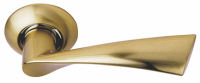 Дверная ручка на круглой розетке Archie S010 X11 античная бронза