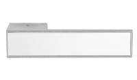 Дверная ручка Tupai Big Line 3084 RE (вставка черная или белая на выбор) матовый хром