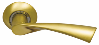 Дверная ручка на розетке Archie Sillur  X11 матовое золото
