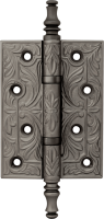Дверная петля накладная Class  В 5010 102x76x3.5 серебро античное
