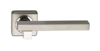 Дверная ручка на розетке Archie Sillur  C-92  матовый хром / хром