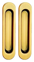 Ручки для раздвижных дверей TIXX  501, латунь матовая