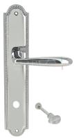 Дверная ручка Extreza "VIGO" (Виго) 324 на планке PL03 WC полированный хром F04