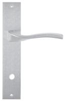 Дверная ручка Extreza Hi-tech "PERLA" (Перла) 114 на планке PL11 WC матовый хром F05