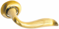 Дверная ручка на круглой розетке Archie S010 100 матовое золото