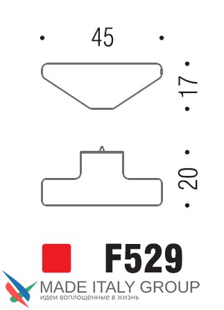 Ручка кнопка модерн COLOMBO DESIGN F529-CM матовый хром