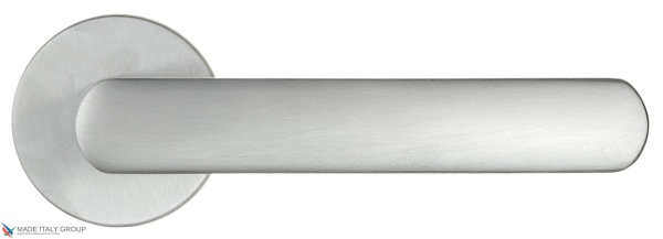 Дверная ручка на круглом основании Fratelli Cattini "NEVADA" 7FS-CS матовый хром