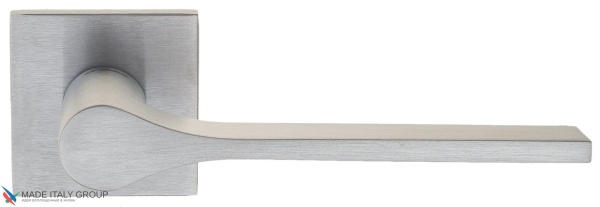 Дверная ручка на квадратном основании Fratelli Cattini "IA-IO" 8FS-CS матовый хром