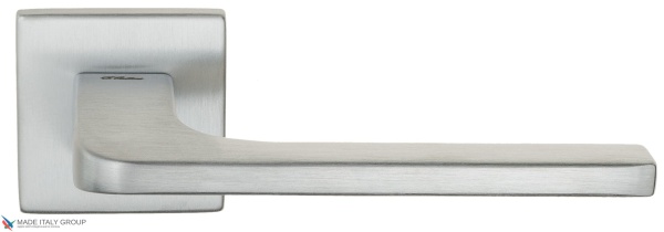 Дверная ручка на квадратном основании Fratelli Cattini "BOSTON" 8FS-CS матовый хром