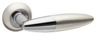 Ручка Fuaro (Фуаро) раздельная SOLO RM SN/CP-3 никель матовый/хром