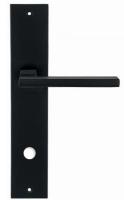 Дверная ручка Extreza Hi-Tech "ROKSI" (Рокси) 107 на планке PL11 WC черный F22