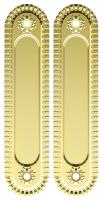 Ручка Armadillo (Армадилло)  для раздвижных дверей SH010/CL GOLD-24 золото 24К