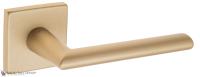 Дверная ручка на квадратном основании Fratelli Cattini "LINEA 2" 8.7-KD золото крайола
