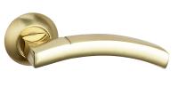 Дверная ручка Bussare Solido A-37-10  золото/золото матовое